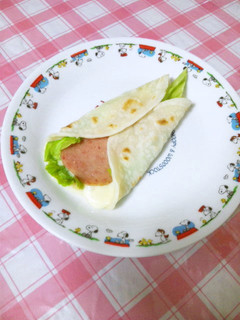 ☆大好きなSPAMとチーズでブリトー風☆-レシピのメイン写真