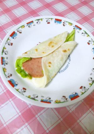 ☆大好きなSPAMとチーズでブリトー風☆-レシピのメイン写真
