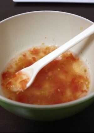 ところてんDEトマトゼリー離乳食-レシピのメイン写真