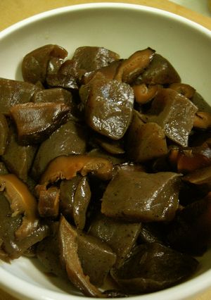 甘辛味　こんにゃくと干し椎茸の煮物-レシピのメイン写真