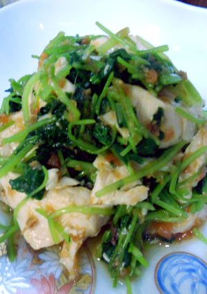 鶏のささ身と三つ葉の梅和え-レシピのメイン写真