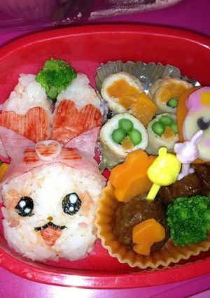 ドキドキプリキュア〜シャルルキャラ弁-レシピのメイン写真