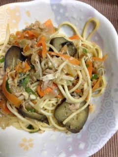 野菜たっぷりツナの白だしパスタ-レシピのメイン写真