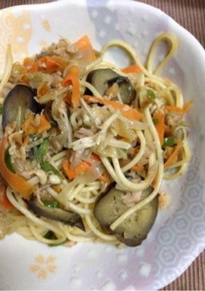 野菜たっぷりツナの白だしパスタ-レシピのメイン写真