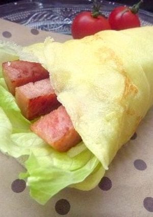 *SPAM(R)deおかずクレープ*-レシピのメイン写真