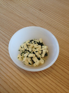 【離】豆腐とほうれん草の炒め煮【後】-レシピのメイン写真