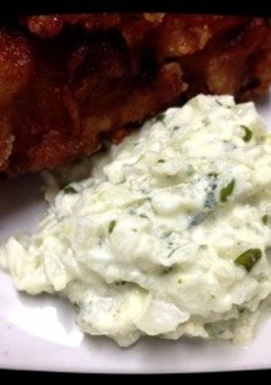 セロリの葉のタルタルドレッシング-レシピのメイン写真