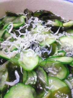わかめときゅうりとじゃこの酢の物☆-レシピのメイン写真