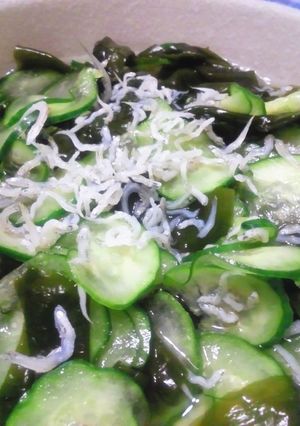 わかめときゅうりとじゃこの酢の物☆-レシピのメイン写真