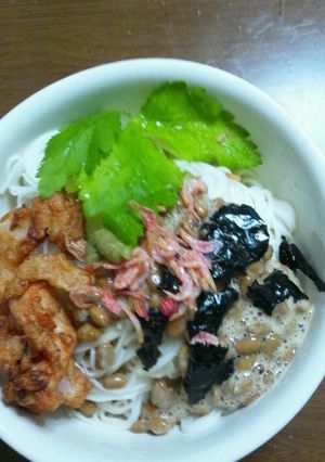 ★柚胡椒と納豆のそうめん★簡単-レシピのメイン写真