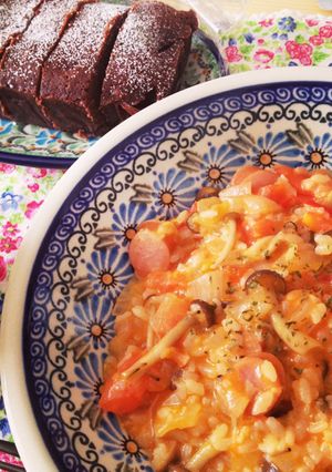 【簡単】余りご飯でトマトリゾット！-レシピのメイン写真
