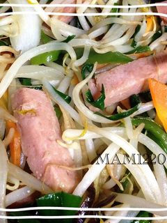 スパムで野菜炒め♪-レシピのメイン写真