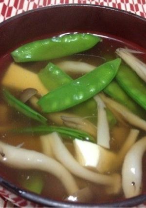 絹さやのおすまし(＾ω＾)-レシピのメイン写真