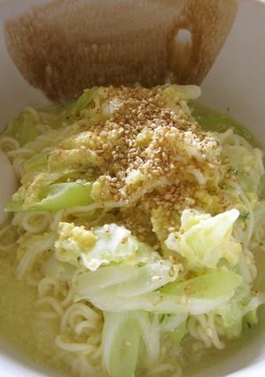 ふんわり卵のサッポロいちばん塩らーめん♪-レシピのメイン写真