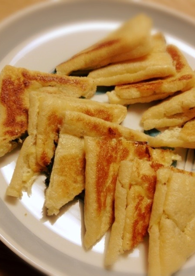 油揚げと梅と大葉とチーズの挟み焼き＊-レシピのメイン写真