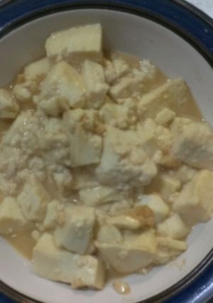 中華鍋だけで作るヘルシー豆腐丼-レシピのメイン写真