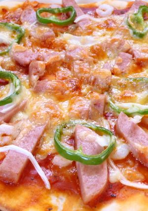スパムｄｅピザ-レシピのメイン写真