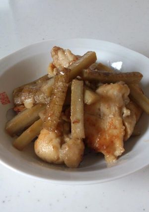 塩麹で胸肉も柔らか＊鶏ごぼう-レシピのメイン写真