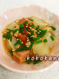 SPAMとえのきとこんにゃくの和風煮-レシピのメイン写真