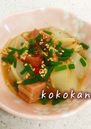 SPAMとえのきとこんにゃくの和風煮-レシピのメイン写真