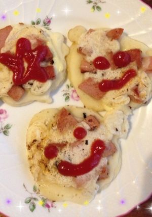 スパムチーズパンケーキ-レシピのメイン写真