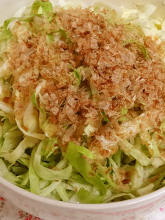 かけるだけ キャベツのおかか醤油サラダ-レシピのメイン写真