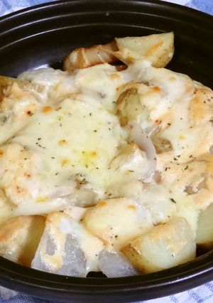 じゃがいものめんたいマヨネーズ焼き-レシピのメイン写真