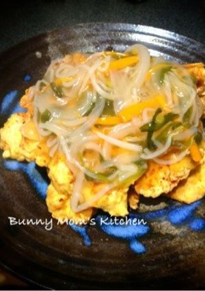 ボリューム満点＊揚げ鶏の野菜甘酢あんかけ-レシピのメイン写真