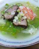 春野菜たっぷり我が家の塩ラーメン