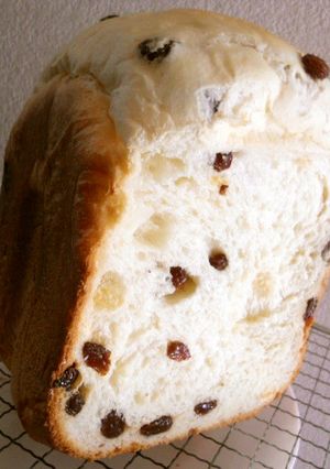 もっちり♪HB 米粉入り　レーズン食パン-レシピのメイン写真