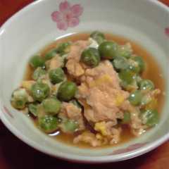 รูปของ えんどう豆の卵とじ☆