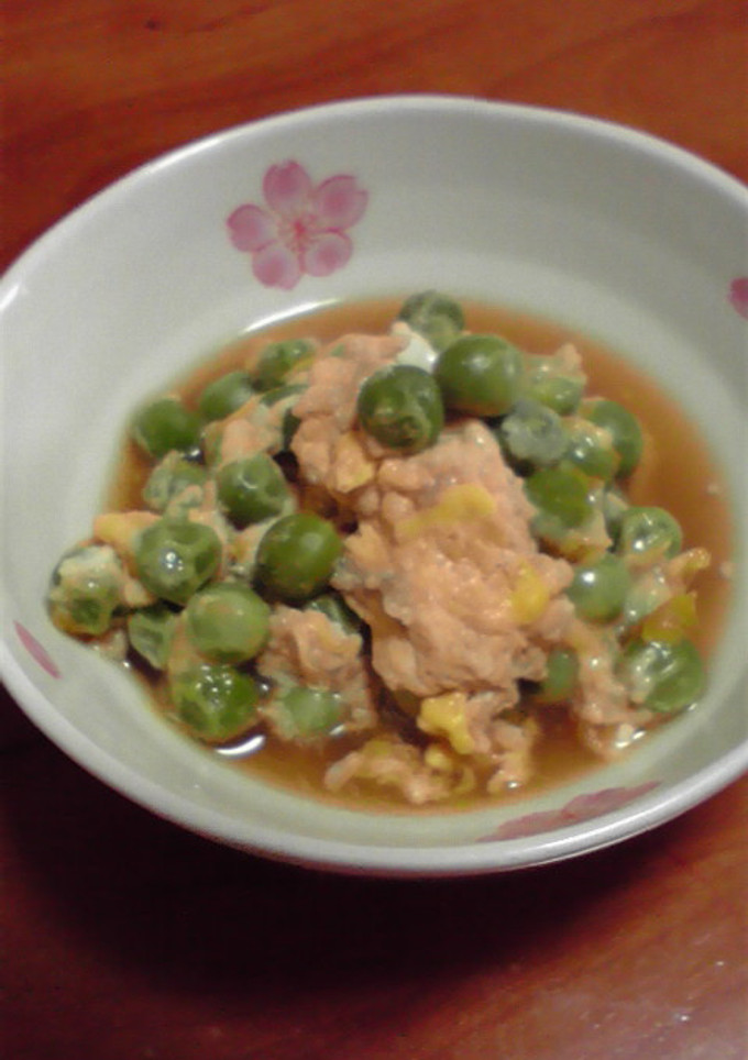 えんどう豆の卵とじ☆-レシピのメイン写真