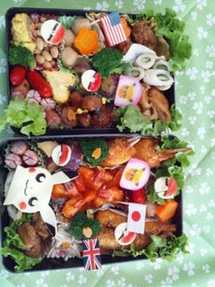 キャラ弁☆運動会のお弁当2012-レシピのメイン写真