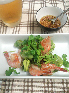 海老とそら豆のエスニック風-レシピのメイン写真