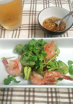 海老とそら豆のエスニック風-レシピのメイン写真