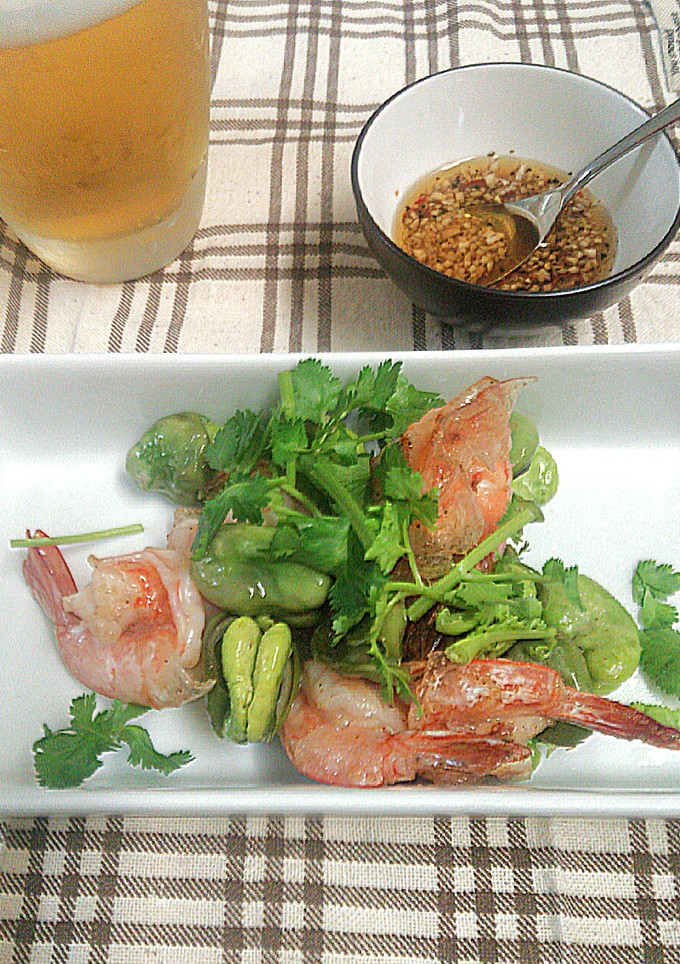 海老とそら豆のエスニック風-レシピのメイン写真