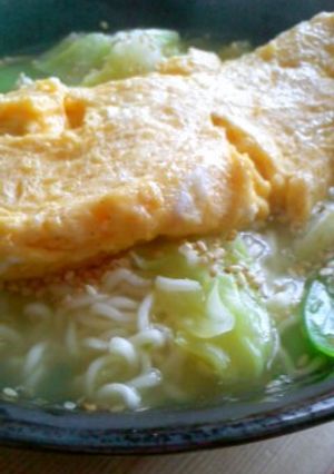 春野菜のオムラーメン-レシピのメイン写真