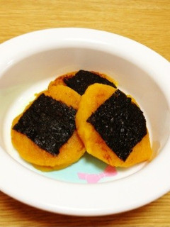 離乳食にも!カボチャ煮物のお焼き-レシピのメイン写真
