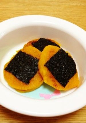 離乳食にも！カボチャ煮物のお焼き-レシピのメイン写真