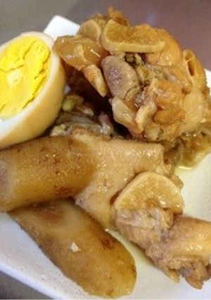 手羽元とごぼうのさっぱり煮☆-レシピのメイン写真