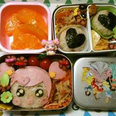 A picture of キャラ弁　あいちゃん　プリキュア.