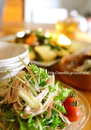 蒸し鶏の薬味サラダ-レシピのメイン写真