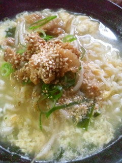 かき玉肉もやし塩ラーメン-レシピのメイン写真