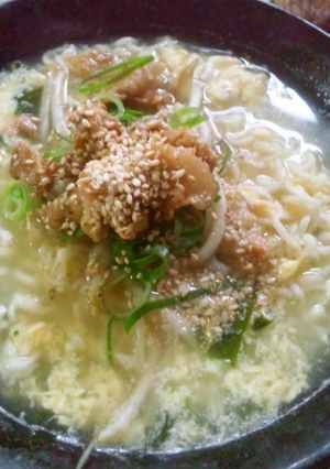 かき玉肉もやし塩ラーメン-レシピのメイン写真