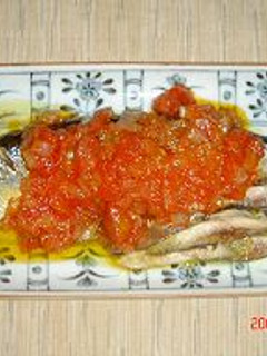 秋刀魚のトマトソースがけ-レシピのメイン写真