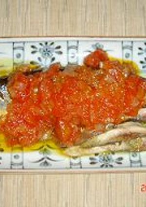 秋刀魚のトマトソースがけ-レシピのメイン写真