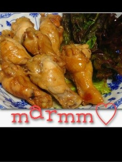 ご飯が進む♪鶏手羽元マーマレードてり煮♪-レシピのメイン写真