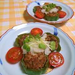 รูปของ 和風＊肉詰めピーマン