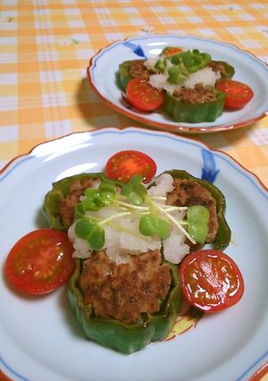 和風＊肉詰めピーマン-レシピのメイン写真