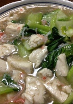 カニかまとチンゲン菜のあんかけ-レシピのメイン写真